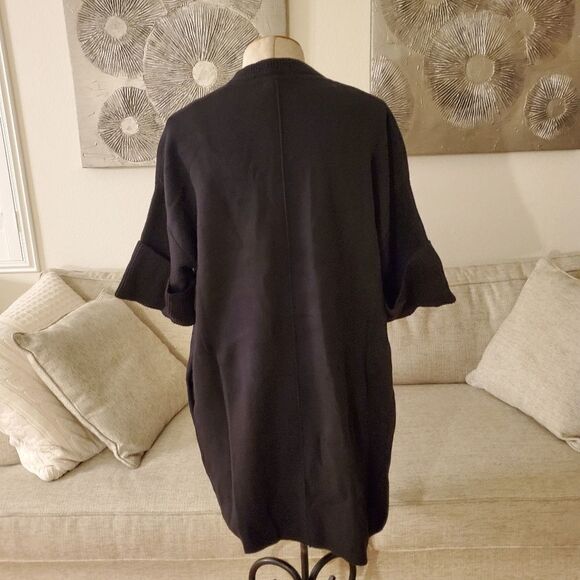 Alfani Shawl-Collar Short-Sleeve Cardigan size Small in Black - NEW - Picture 7 of 12
